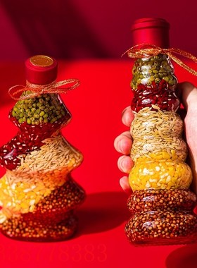 五谷杂粮c搬家用五谷丰登葫芦新居客厅酒柜现代摆件乔迁之喜装饰