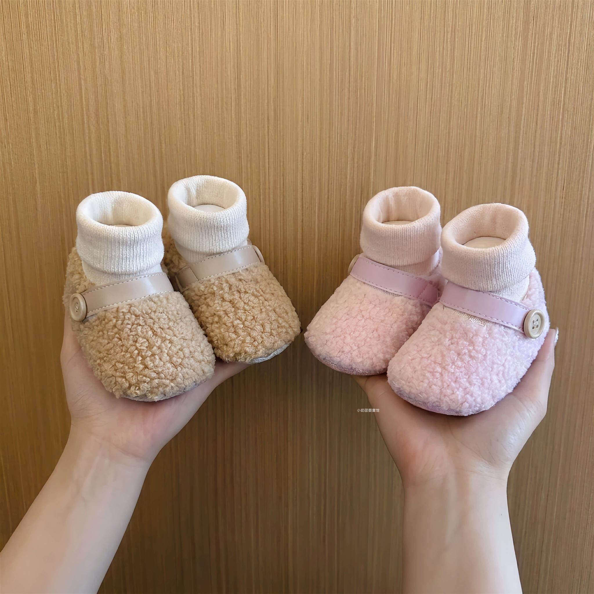 婴儿鞋子0到6个月小龄宝袜