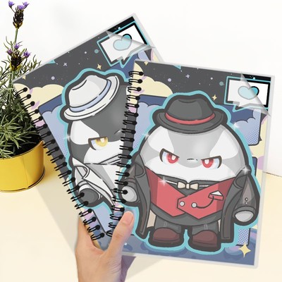 蛋仔派对线圈本女生卡通本子A5笔记本小学生专用练习本涂鸦空白本