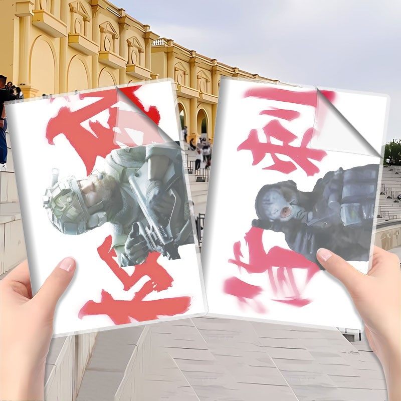 暗区突围胶套本男生游戏周边本子笔记本小学生专用横线本定制封面