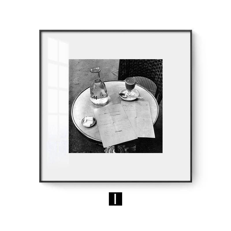 fc黑白艺术摄影装饰画客厅沙发背景墙咖啡厅壁画照片墙挂画软装挂