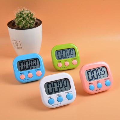 Magnetic LCD Digital Kitchen Countdown Timer Stopwatch with