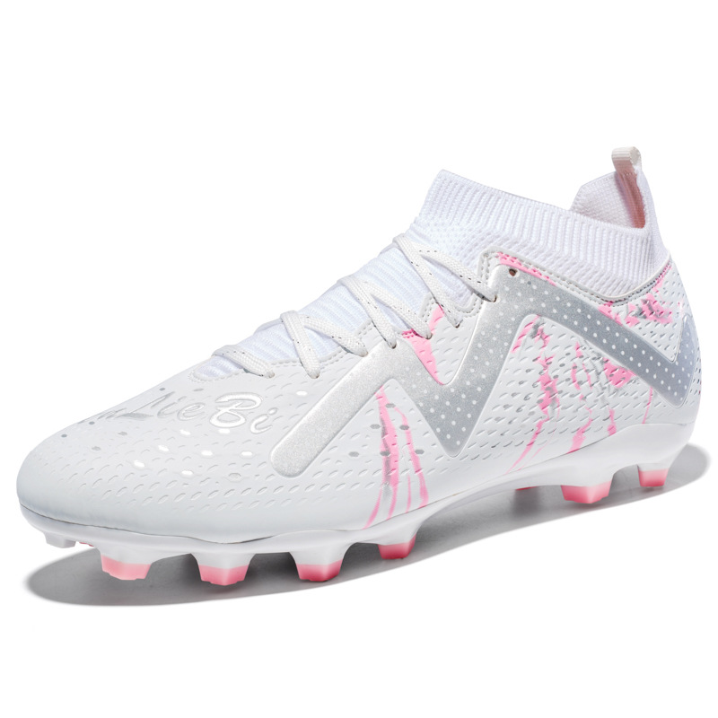 日本品质新款足球鞋男女款长钉碎钉FOOTALLSHOES青少年防滑训练鞋