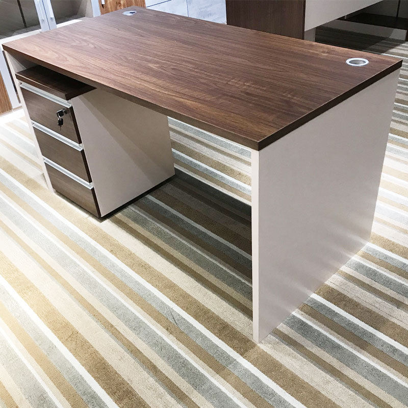 时尚板式电脑桌办公电脑台公司职员工作台带小柜办公桌打印机台,商业/办公家具,办公电脑桌,淘宝优惠券,粉丝福利购,淘宝优惠卷