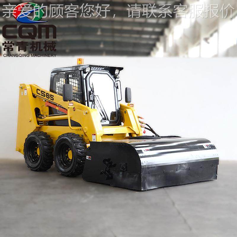 滑辅移装斜载机封闭69式清扫器市政道路具角清扫机履带式清扫器