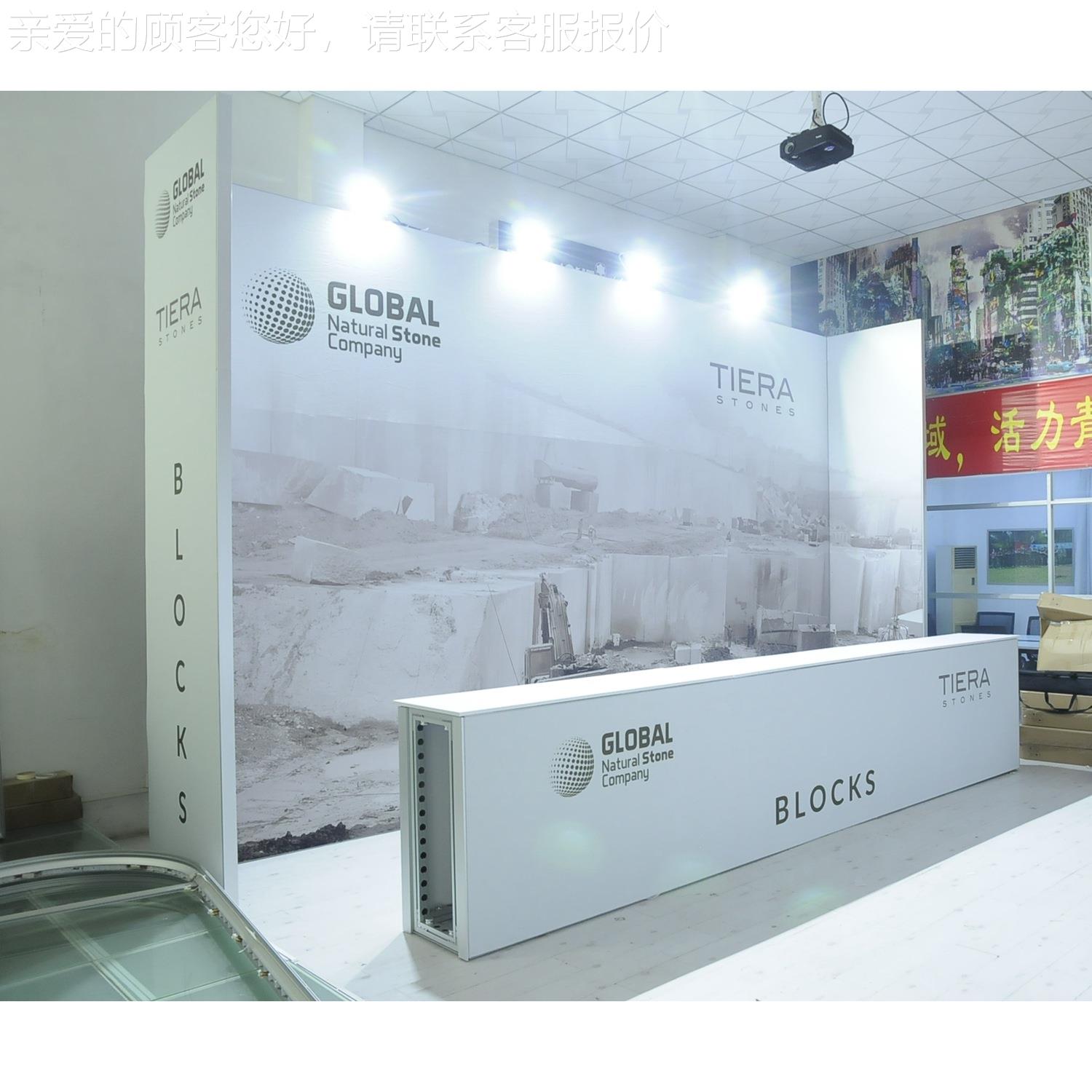 厂设家计大积平展台搭TY建展览便携式快幕秀新型材料展设台面展架