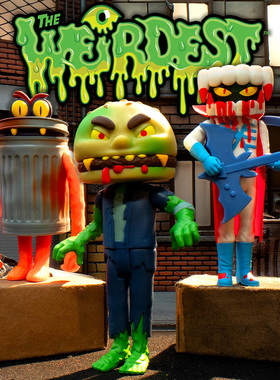 Super7 THE WEIRDEST波5垃圾大脚怪布罗德僵尸牛肉玩具手办收藏品