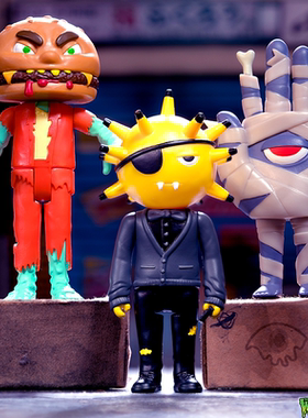 Super7 THE WEIRDEST波2木乃伊断手 创伤炸弹经典玩具手办收藏品