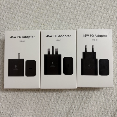 EP-T4510 for Samsung 45W Super Fast GaN Charger US/EU/UK Power Adapter A73 +1.8M 5A PD Type-C Cable