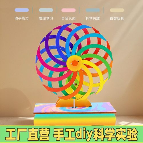 科教前沿小学生手工diy神奇之窗材料包物流视觉错觉益智玩具发X11