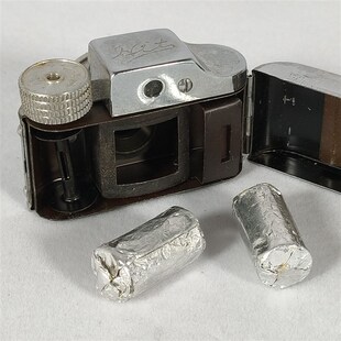 影视拍摄道具稀有老库存间谍迷你相机用微型16mm胶卷谍战民国戏用