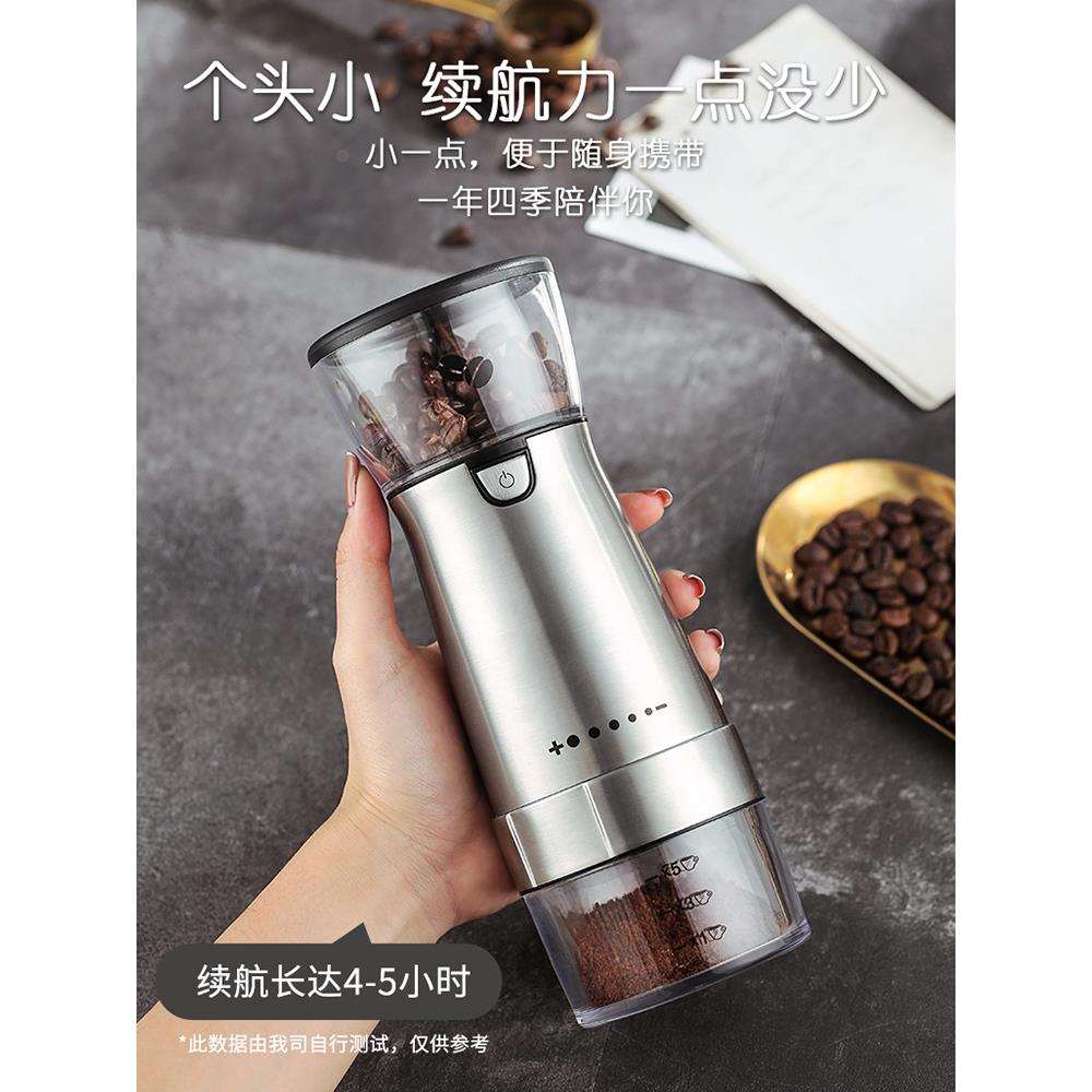 厂coo咖啡豆研磨机电动磨豆机全自动咖啡机家用小型手摇手动手磨