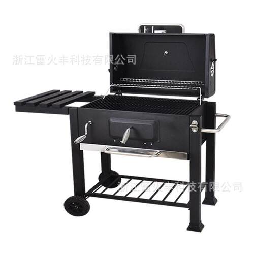BBQ庭院大四方烧烤炉取暖炉烟熏户外木炭烧烤炉外贸