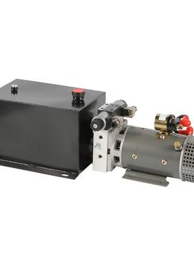 12V24V4KW3KW液压动力单元直流马达伸缩液压支腿系统油缸半挂车