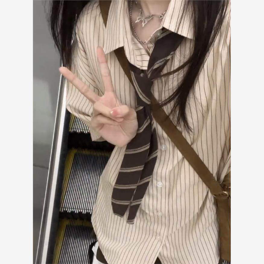 学院风套装英伦风日系jk制服韩系polo领条纹衬衫百褶裙两件套夏季