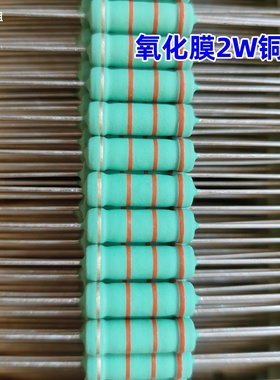 ROAN 2W金属氧化膜电阻10R 22欧姆47R 51R 高端铜脚电阻 家电维修
