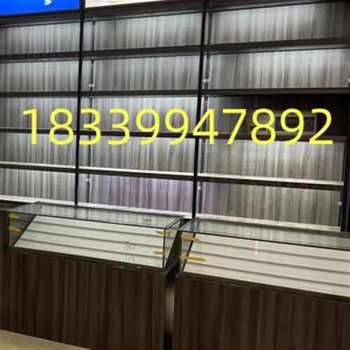 定制烟酒展示柜高档白酒展示酒柜钢木货架超O市高档红酒茶叶陈列