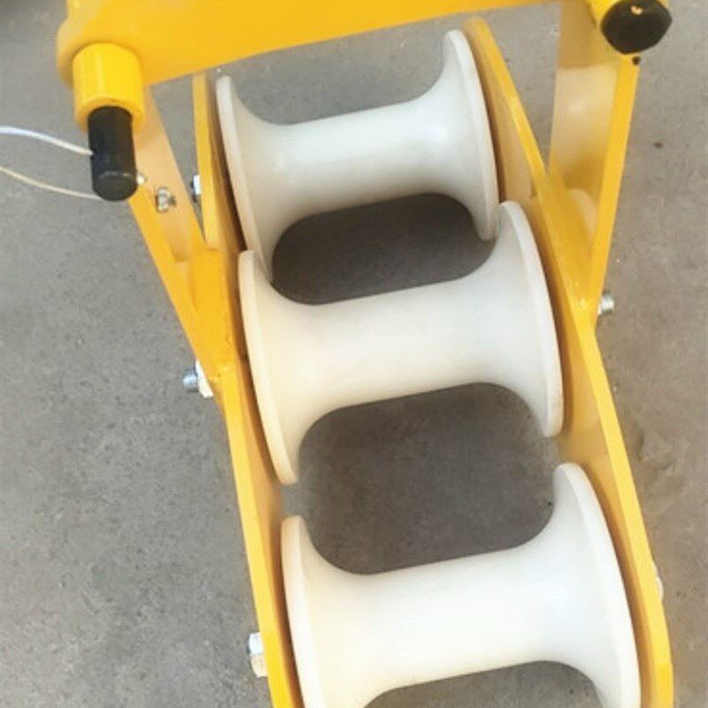 。轮4轮电缆组合式放p线滑轮多轮滑车转向吊环式光缆走线滑车三轮