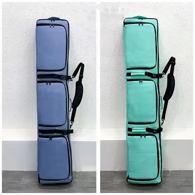 滑雪板包单双板通用带轮可以托运分仓防水滑雪装备包单双肩背包