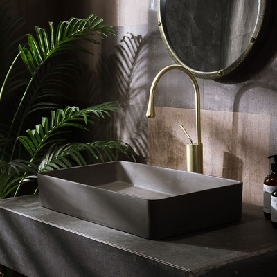 台上盆防溅水洗手池台盆面盆阳台卫生间台上洗手盆单盆洗脸盆家用