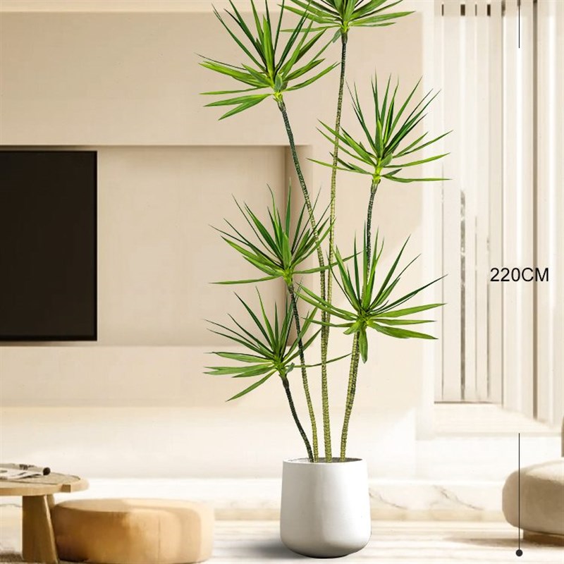 客厅电视柜旁轻奢绿植室内大型落地摆件盆栽装饰高档家居饰品好物