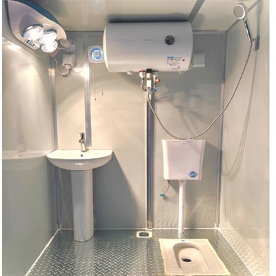 农村简易户外院子淋浴房一体式家用浴室洗澡间移动厕所卫生间暖风