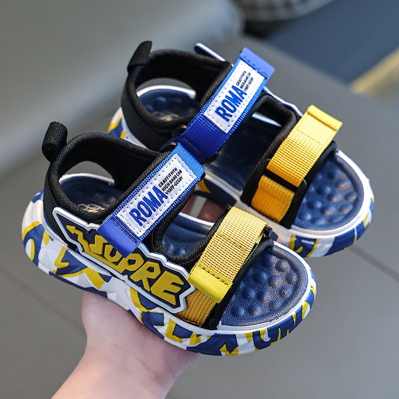 儿童凉鞋男款童2025新夏季韩版学生防滑软底大中小宝宝沙滩2-3岁