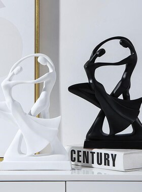 摆件装饰创e意品客厅酒柜家居艺术礼物北欧玄关电视柜结婚抽象现