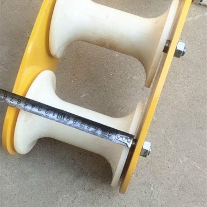 多车车轮4放线滑轮光缆线新品转轮滑滑p3走。电缆式吊环组合式向