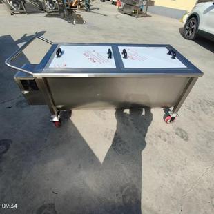 800L酱料搅拌料车移动周转搅拌料车不锈钢电加热保温搅拌料车
