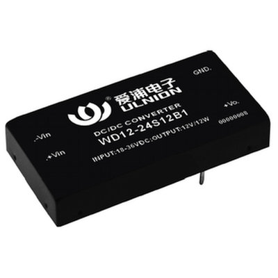 WD12-48D12B1 双路输出 DC-DC 48转正负12V 电源模块 12W 500mA