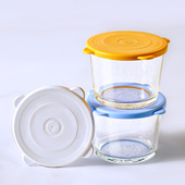 咸菜密封罐玻璃保鲜盒可微波收纳盒冰箱保鲜罐小菜泡菜罐子分装 盒