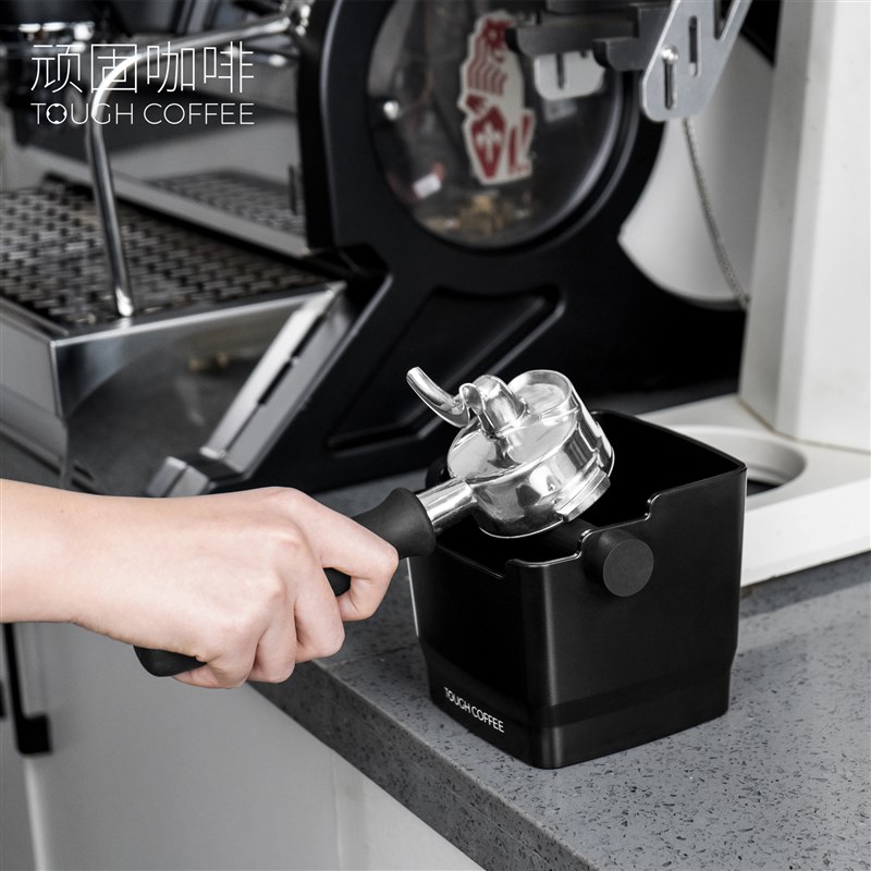 顽固咖啡敲渣桶意式咖啡机加油吧台手柄粉渣盒废粉器具收纳半自动