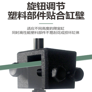 爬宠龟缸吊灯灯架晒背灯陆龟鬃狮鱼缸可调节灯罩爬缸爬箱加热灯座