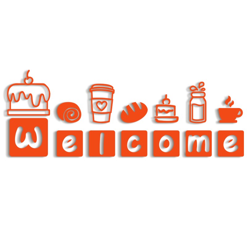 网红蛋糕店墙面壁装饰甜品烘焙包布置摆件奶茶咖啡厅馆角吧台贴纸