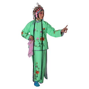 鄞龙京剧戏服女花旦越剧小旦小姐丫鬟衣戏剧服装小衣包张五可服装