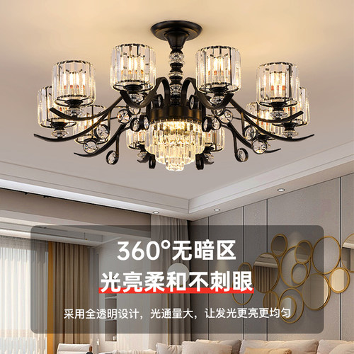 led玉米灯泡家用水晶吊灯高显指e14e27小螺口三色变光护眼灯泡