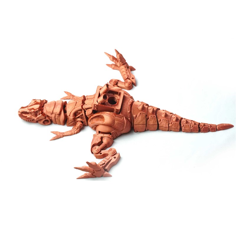 超可动3D打印立体摆件拼装蒸汽霸王龙恐龙模型装饰可张嘴潮流手办