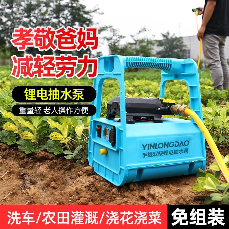 浇菜神器抽水机充电水泵抽水泵小型家用花园浇水农用抽水灌溉浇地