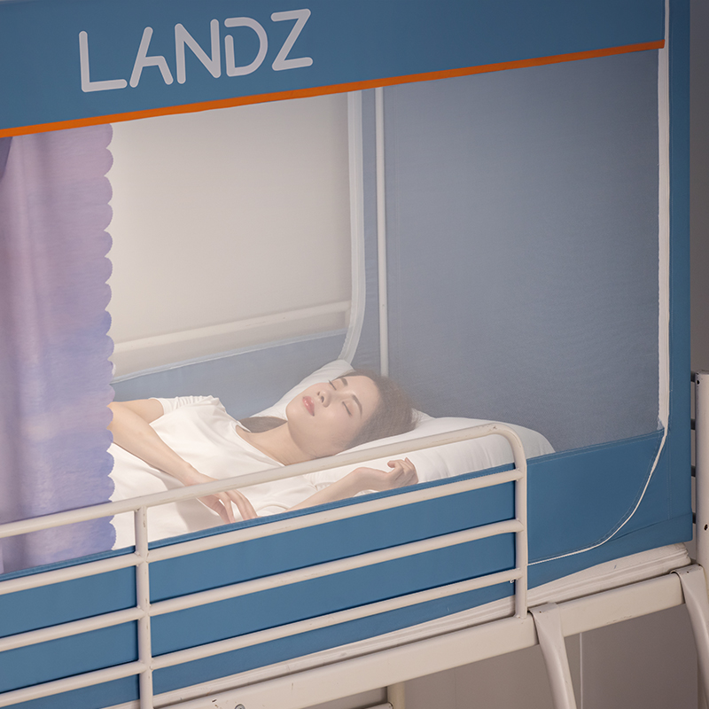 连理枝宿舍遮光帘学生寝室上下床帘子床幔一体式上铺加强加厚围帘