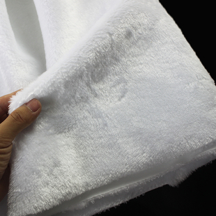 纯白色毛绒布料手机柜台布饰品垫展示绒布首饰珠宝展示垫背景毯