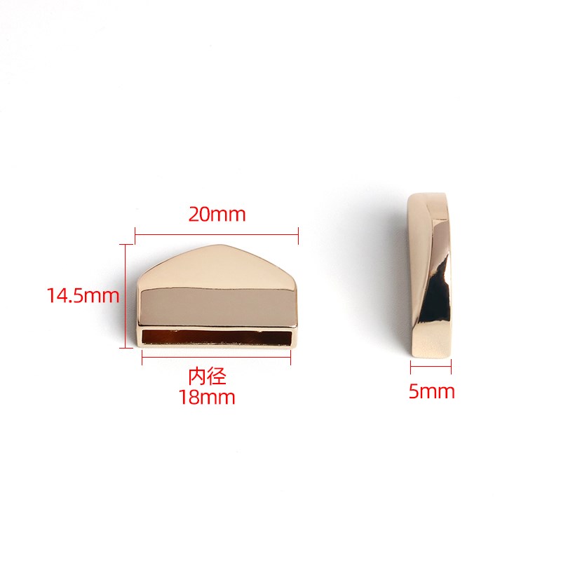 金属头卡扣绳头衣服裤子帽绳裤绳配件抽绳带子吊钟可螺丝固定18mm