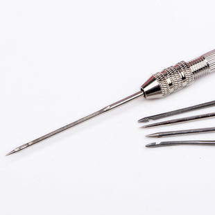 千枚通可以换头带钩带孔多功能锥子打孔修鞋工具修皮革上鞋针套装