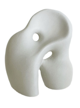 风物 抽象艺术摆件花瓶 雕塑素坯陶瓷工作室咖啡馆服装店软装陈列