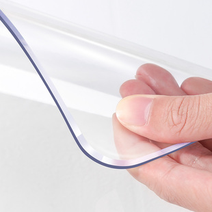 防油桌垫透明餐桌布PVC防水免洗防烫塑料软玻璃茶几垫桌面水晶板