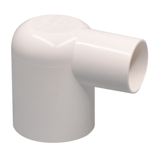 75管地漏移位器插75管内弯头排水配件管材管件PVC配件75x46弯头