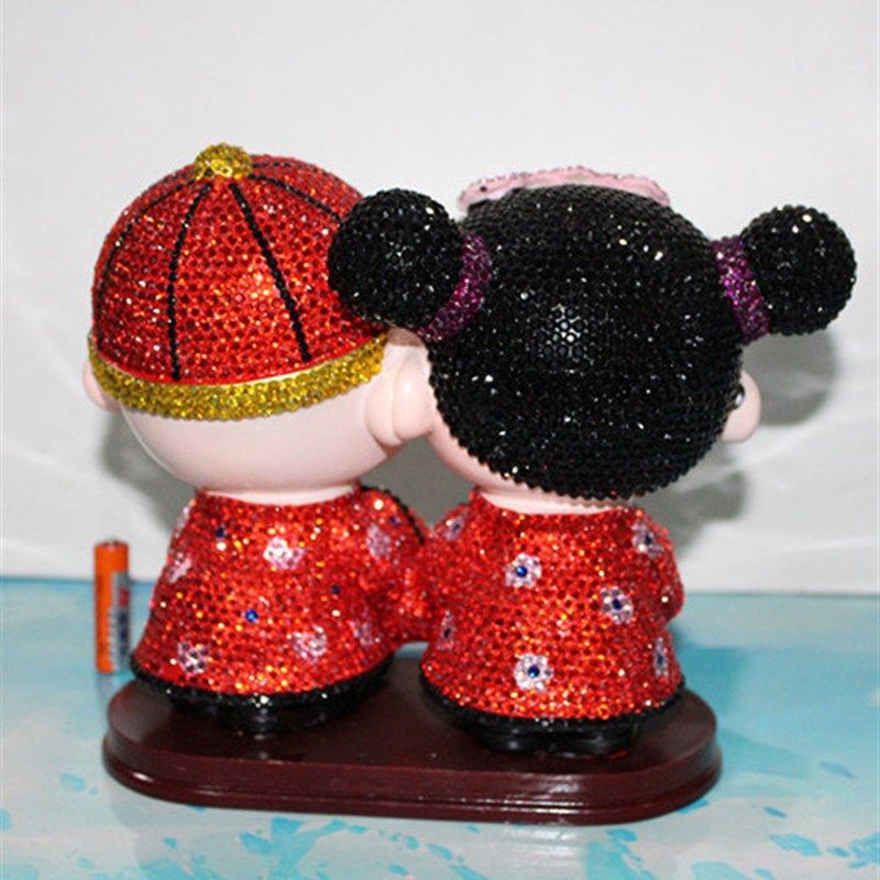 中式娃娃结婚礼物创意定制礼品家居装饰品摆件新婚庆时尚实用