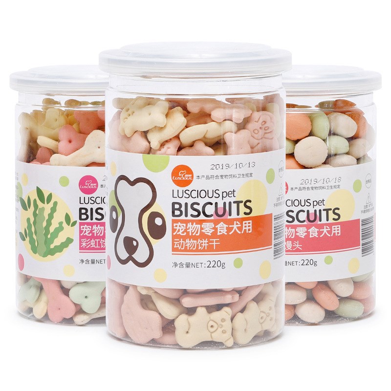 【新品】狗狗零食小馒头饼干磨牙棒泰迪柯基成幼犬训练奖励狗零食