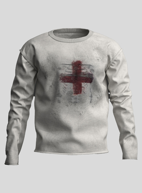 DreamBand『十字残迹』26SS原创·薄款街头t恤长袖打底男款短袖