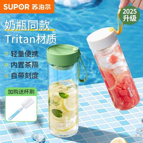 进口Tritan 可装热水 冷饮皆可